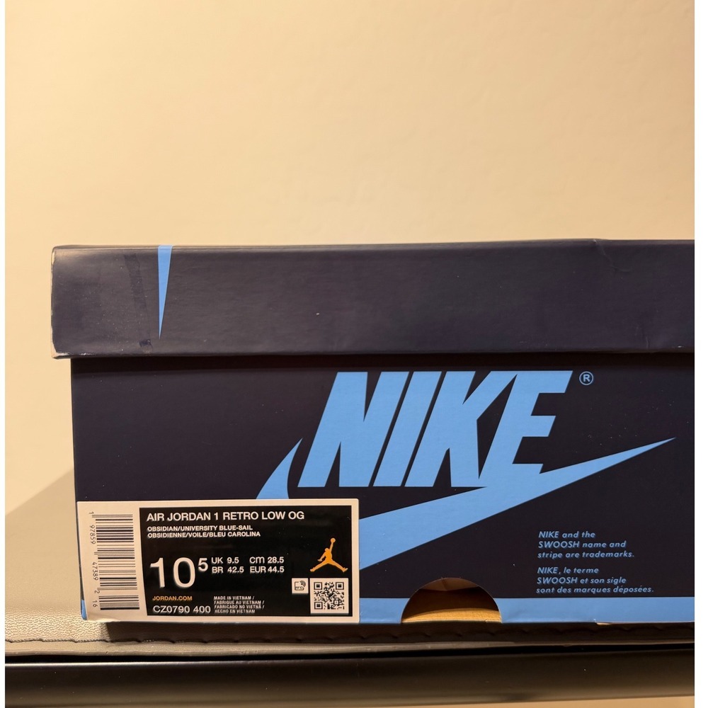 Nike Air Jordan 1 Retro Low OG Obsidian University Blue CZ0790-400 Mens 10.5 - Picture 5 of 5